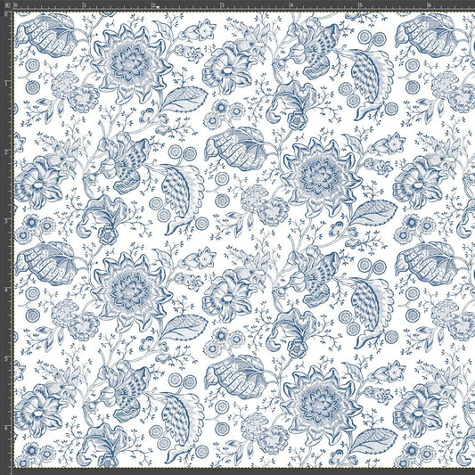 1774 Sofia Bielke Victorian Blue DollSize