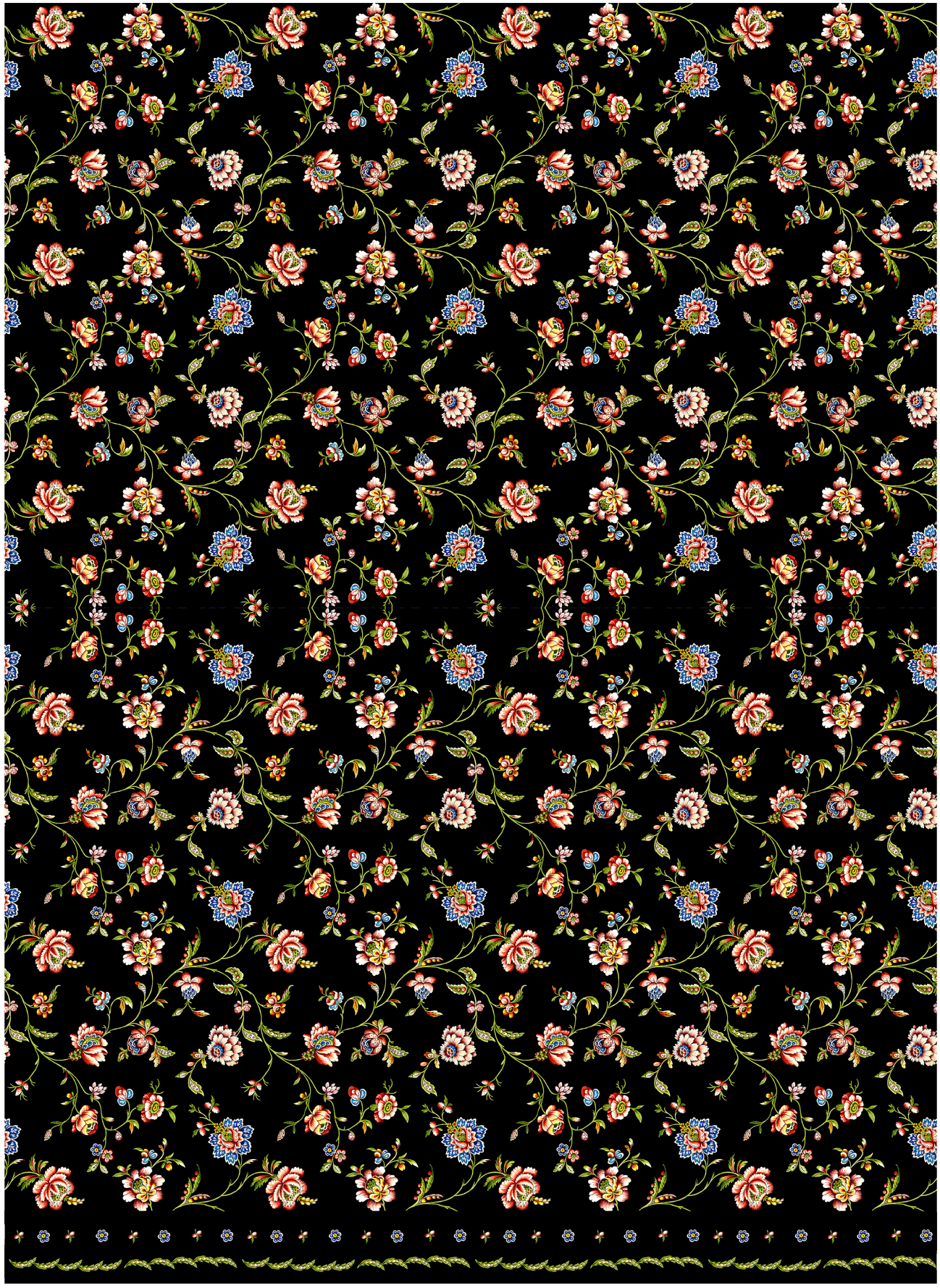 1780 Claudine Picardet - Waist Coat Panel