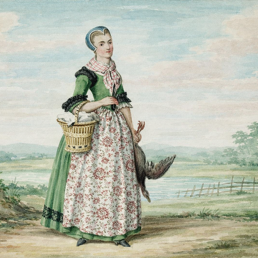 1744 Hedvig Charlotta Nordenflycht - Wild Berry 50 x 100 cm