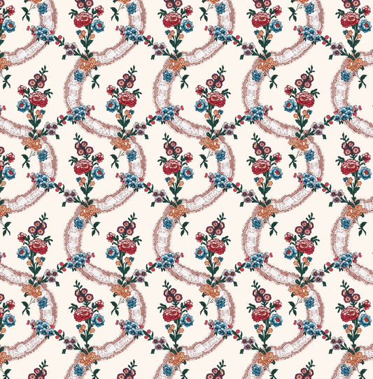 1770 Stina - Ivory Silk 90 x 90 cm