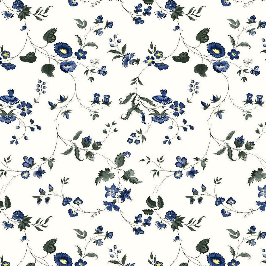1775 Virginia Manderström - Blue - 0,85 x 1,0 m