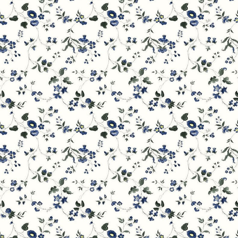 1775 Virginia Manderström - Blue - 0,85 x 1,0 m