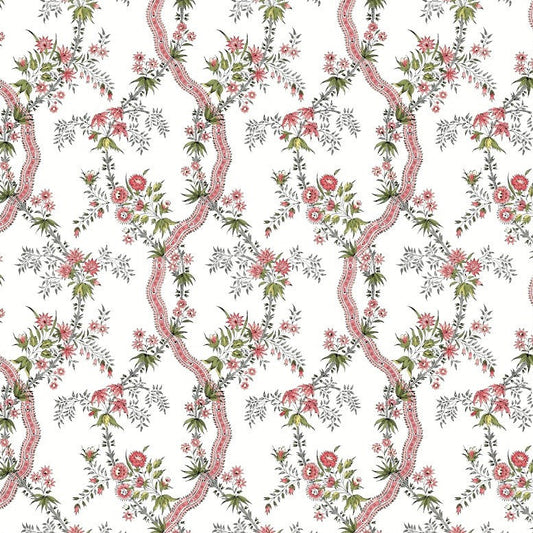 1780 Lucy Terry - coral - 1 x 1,5 m