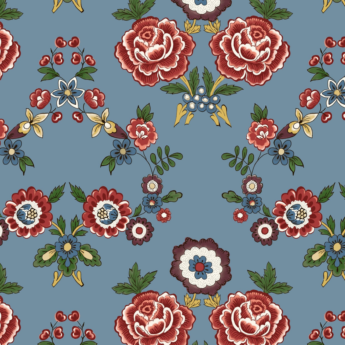 1890 Rosa Asmundsen - Gustavian Blue