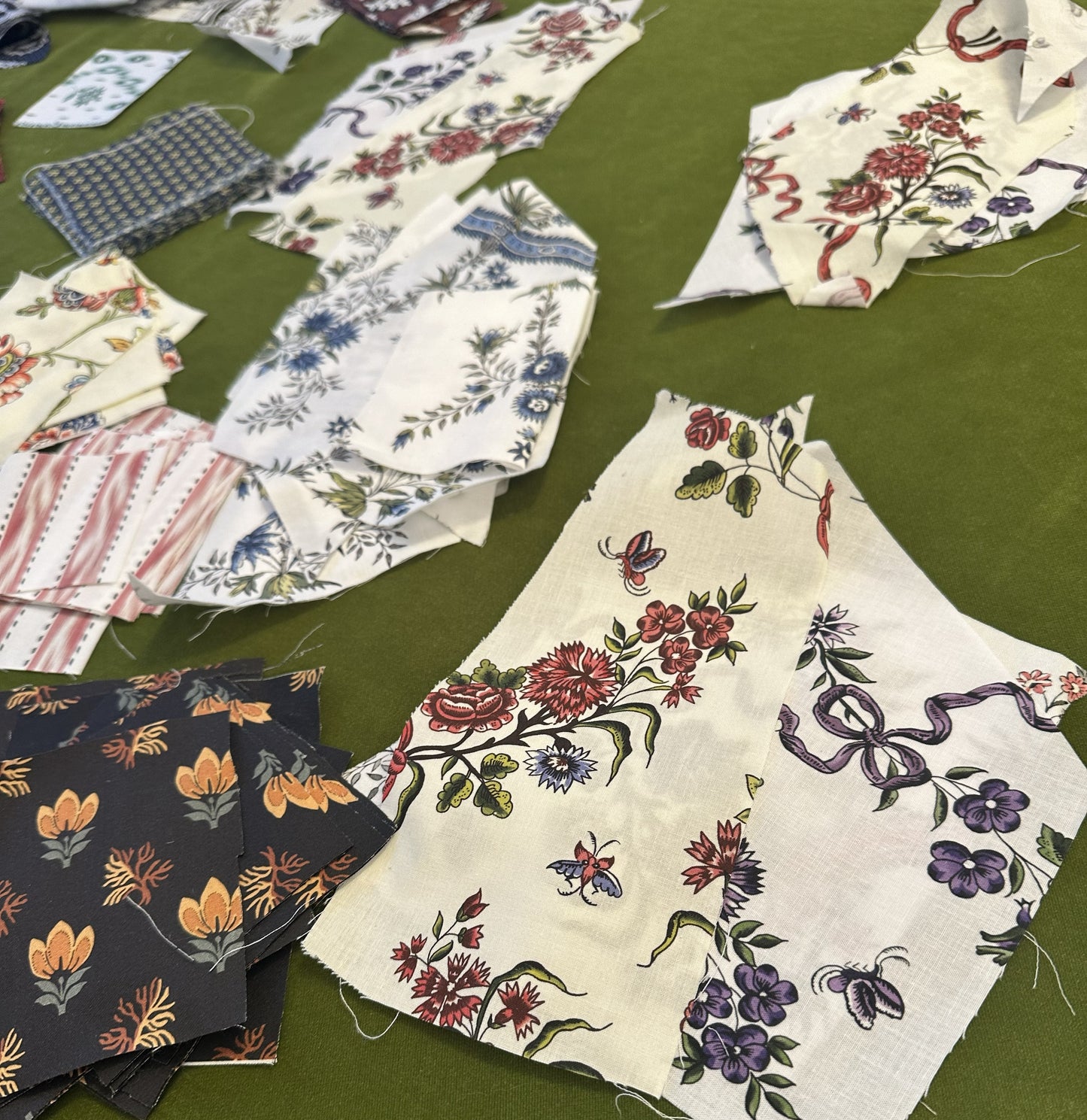 2026 Tiny Fabric Samples – Mixed Selection