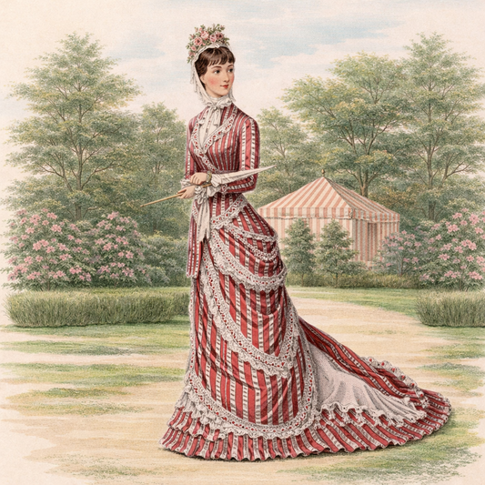 1878 Emmeline Pankhurst - Victorian Red