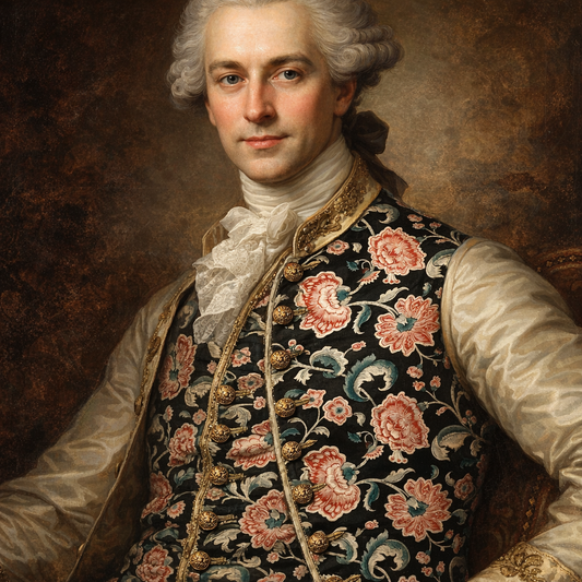 1774 Elsa Sofia Gyllenstjerna - Waist Coat Panel